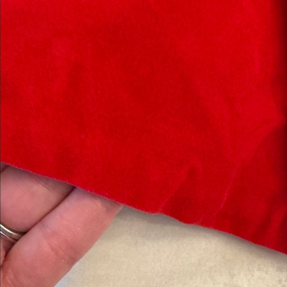 Adorable Vintage Toddler Cherubs Velvet Holiday Dress, sz 2 - Picture 6 of 13